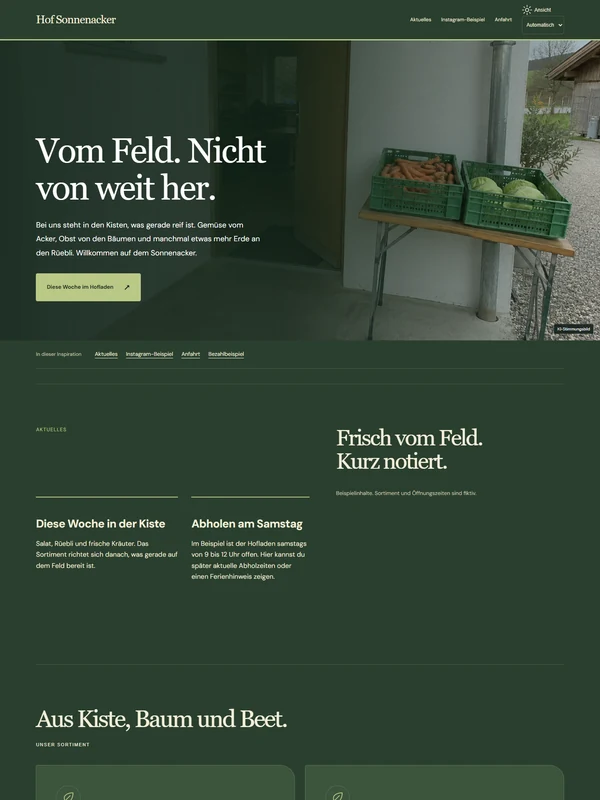 Gestaltungsbeispiel Terra