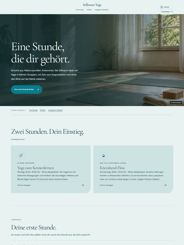 Gestaltungsbeispiel Ocean